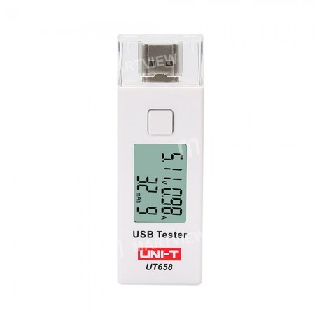 UNI-T UT658 USB Tester Chargers Voltmeter Tester U Disk Doctor for Mobile Phone Pad Table