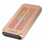 Orico M2R1 All Aluminum USB3.1 Gen2 RGB M2 NVMe SSD Enclosure for M2 NVMe SSD