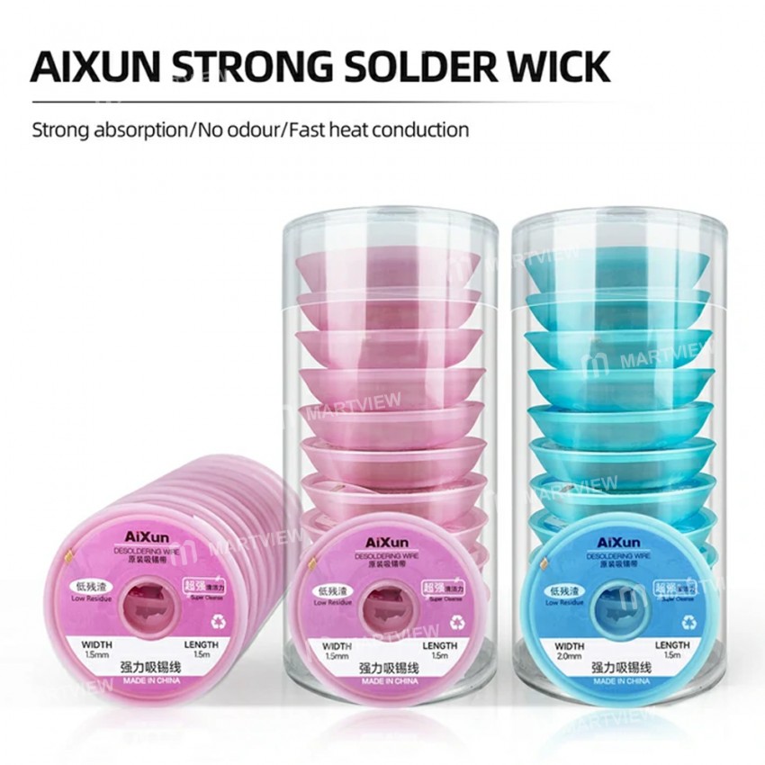 aixun 15m-efficient-tin-removal-soldering-wick-for-pcb-welding-repair-3