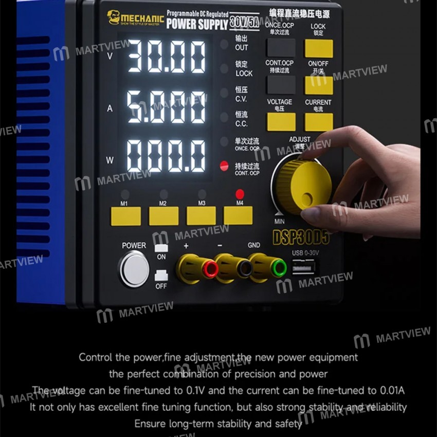 mechanic dsp30d5-30v5a-4-digit-digital-display-programming-dc-regulated-power-supply-7