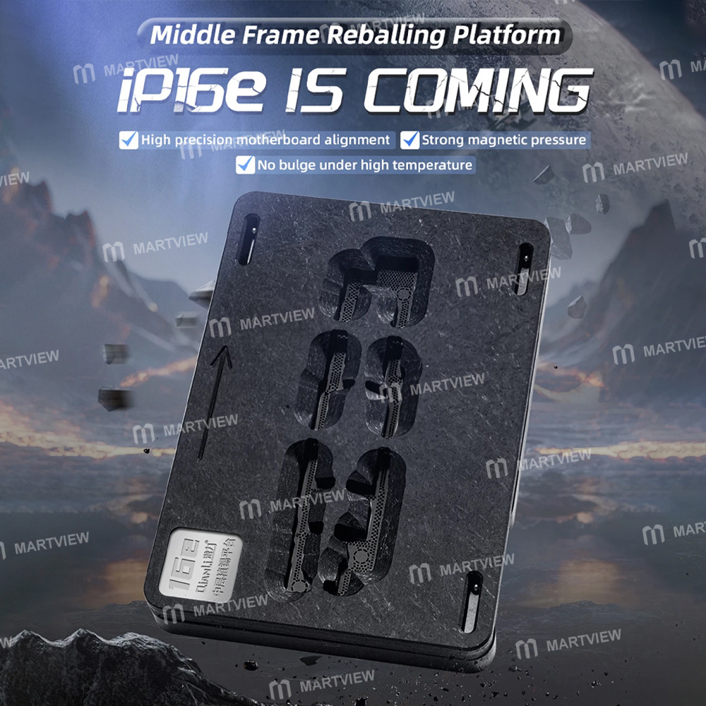 qianli magnetic-middle-frame-reballing-platform-for-iphone-16e-2