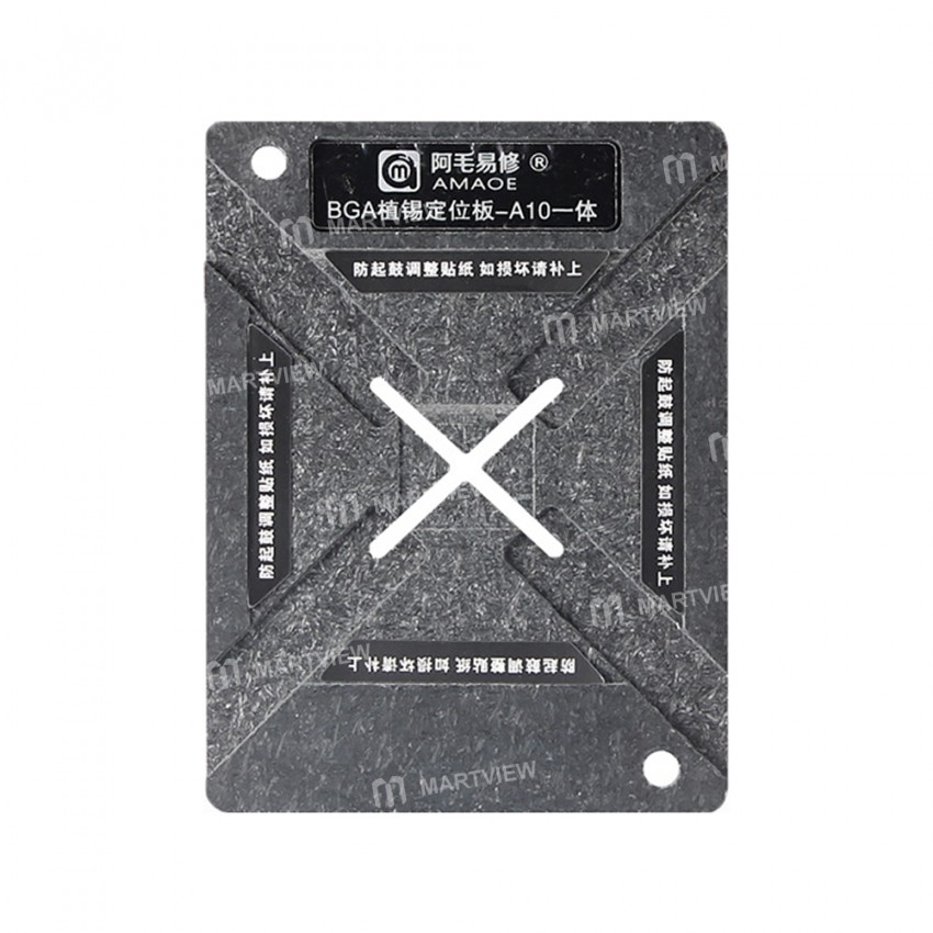 Amaoe A7 A8 A9 A10 A11 A12 A13 CPU Reballing Stencil Net Platform Positioning Plate Magnetic Holder