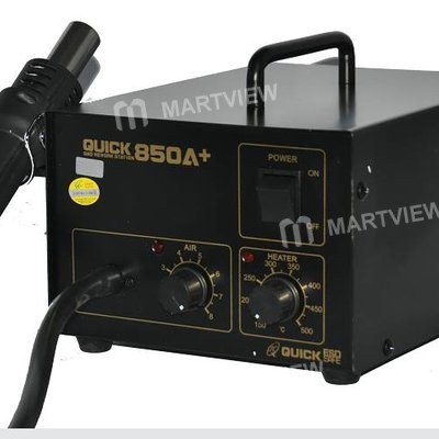 QUICK 850A+ Blower Hot Air Rework Station 1000W 220V Heat Gun Lead-free Soldering Station for Fix Ph