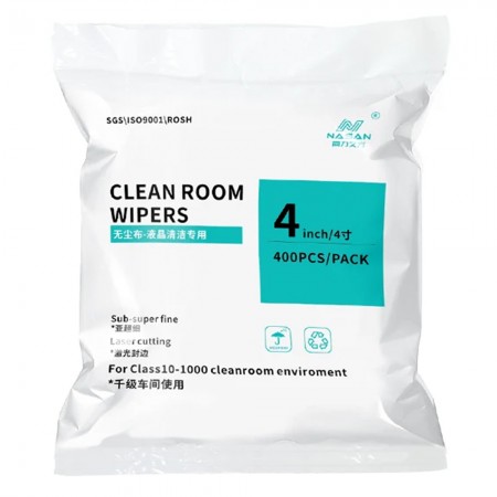 Nasan 4-inch Super Soft Dust Free Wiper for Mobile Phone / Tablet / Eyeglasses Cleaning - 400Pcs