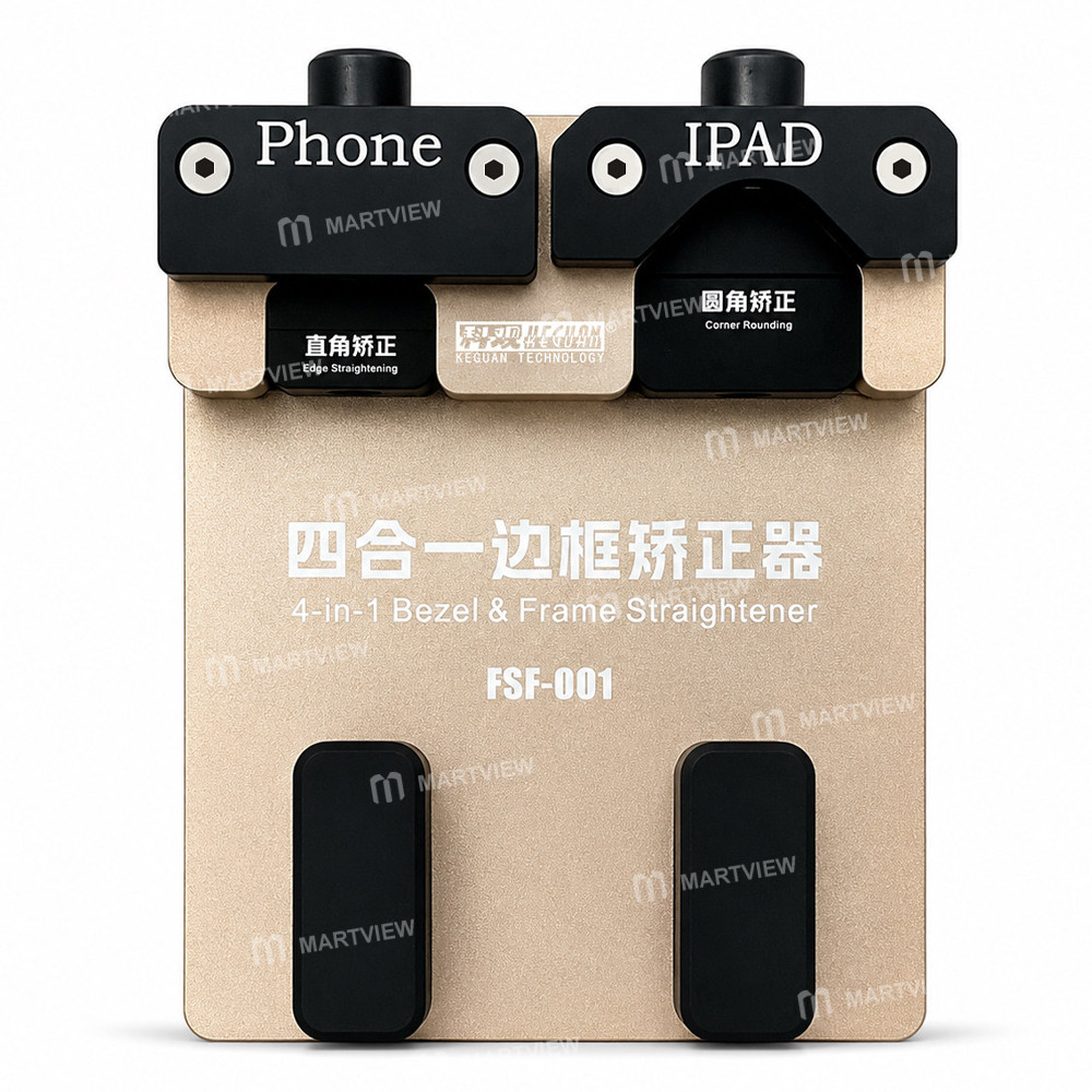 keguan fsf-001-4-in-1-bezel-frame-straightener-for-iphone-ipad-right-angle-rounded-corner-correction