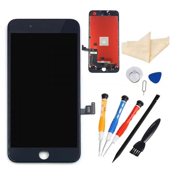 Replacement LCD Screen Touch Digitizer LCD Display For iPhone 8 Plus With Opening Tools - Black