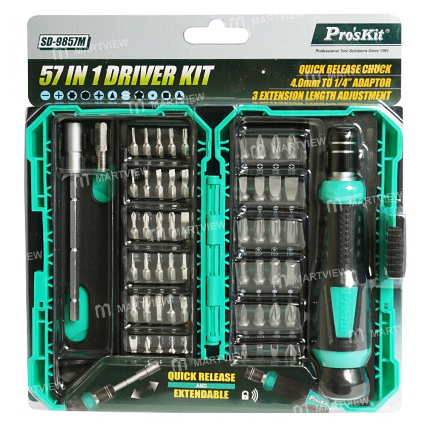 Pro'sKit SD-9857M 57-in-1 Multifunction Precision Screwdriver Set