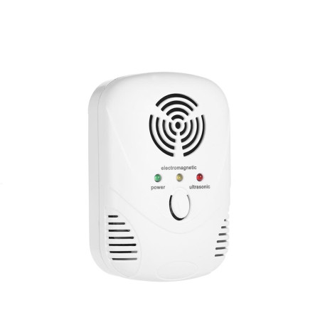 Electronic Ultrasonic Electromagnetic Wave Mouse Repeller Rat Repellent with Adjustable Wave Frequency and Nightlight