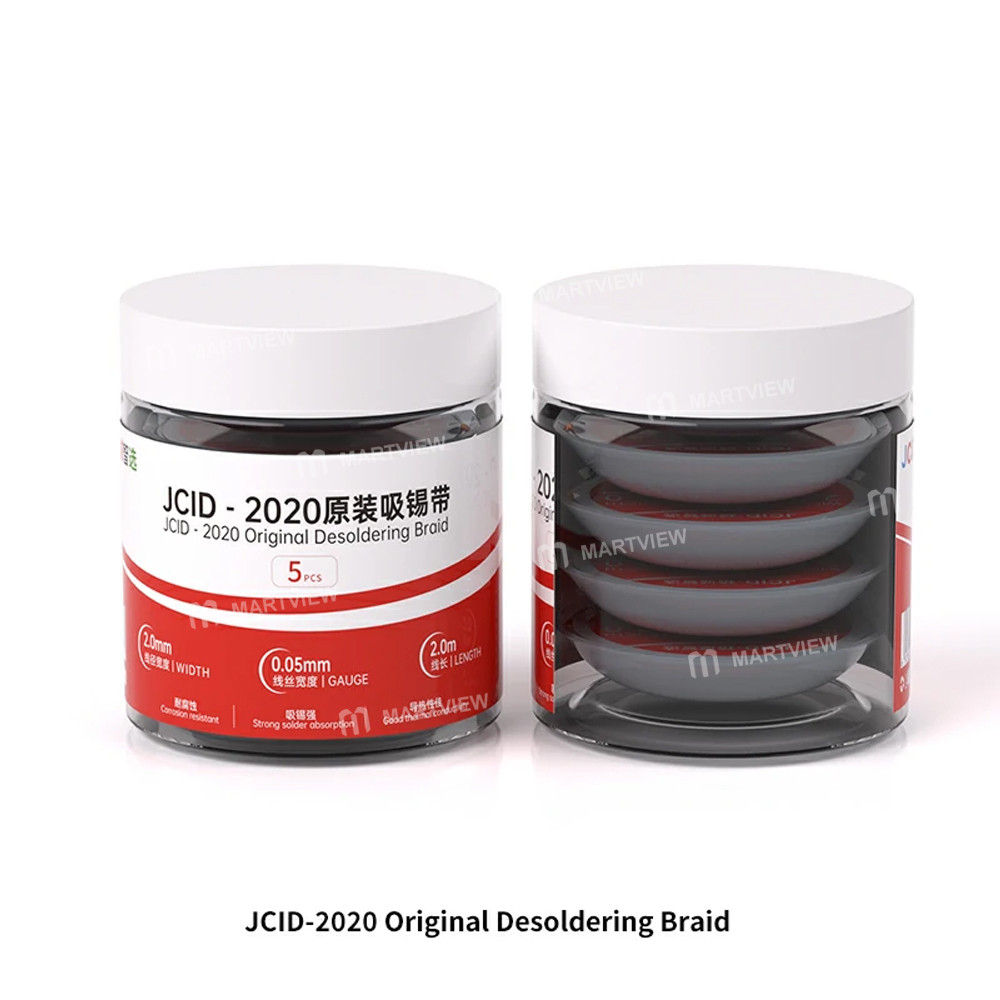 jcid multiple-sizes-low-residue-original-desoldering-wire--5pcs-9