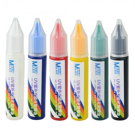 MaAnt MY-UVH900 6-Color UV Mask Curable Solder Resist Oil for Mobile Phone BGA Repair