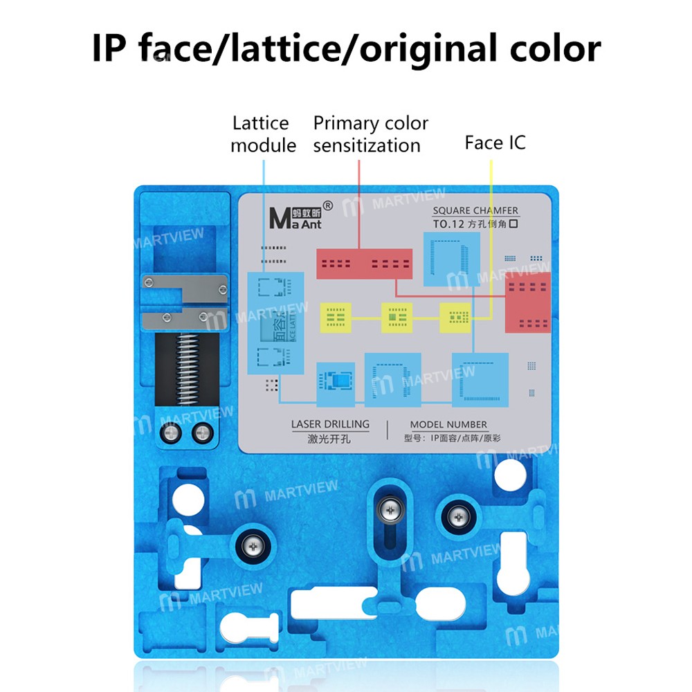 maant mr-01-face-id-dot-matrix-repair-fixture-for-iphone-x-to-16pro-max-new-add-prism-module-6