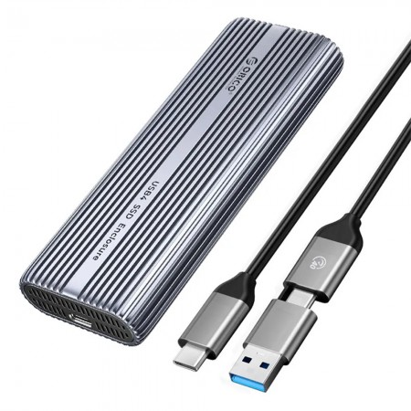 Orico ACOM2 USB4 40Gbps M.2 NVMe SSD Enclosure with Cooling Fan Compatible for Thunderbolt 3 / 4