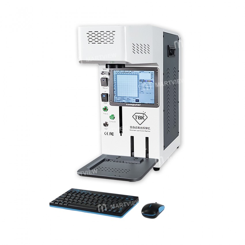 TBK 958B Mini Laser Cutting Machine for Mobile Phone Back Cover Laser Separating Engraving Machine