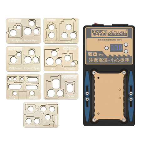 Keguan Intelligent Heating Desoldering Platform Universal Camera Module for iPhone 7 to 17Pro Max