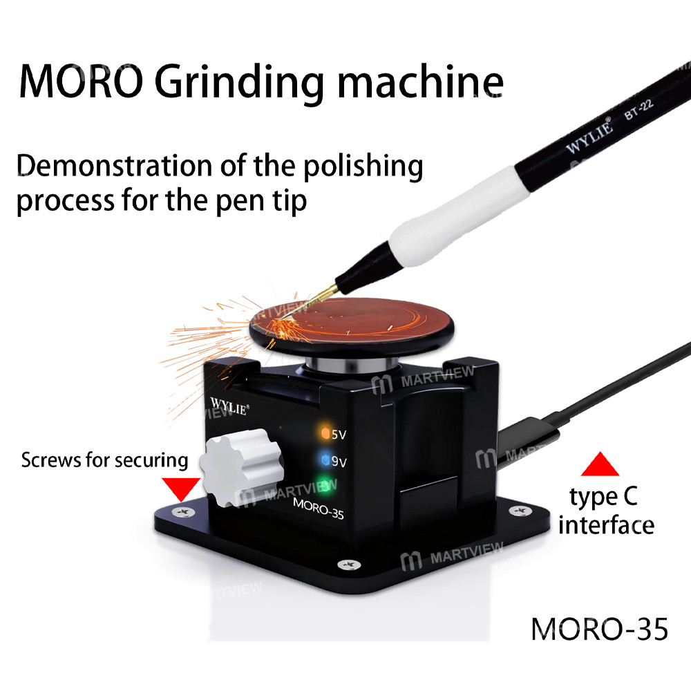 wylie moro-35-disc-polishing-grinding-machine-for-tweezers-blades-test-probes-12