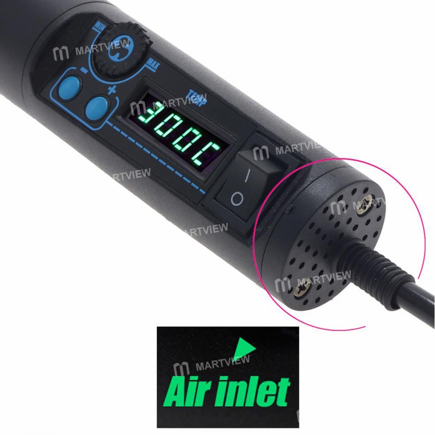 Yihua 8858-I Handheld Adjustable Temperature Hot Air Gun for IC SMD BGA Desoldering
