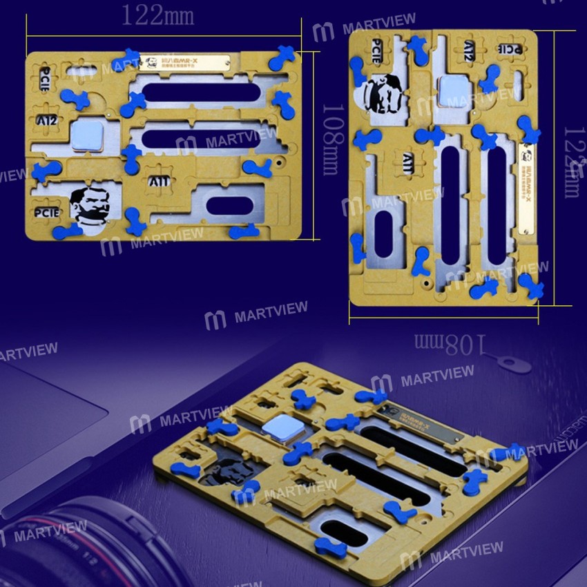 Mechanic MR-X 4in1 Explosion-Proof Motherboard CPU NAND Fingerprint Repair PCB Holder Fixture for iP