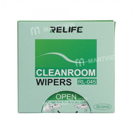 Relife RL-045 Antistatic Fiber Wipe Dustproof Cloth 50 Pieces