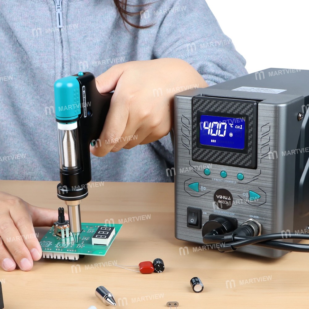 yihua 948d-i-110w-high-power-digital-display-vacuum-suction-tin-gun-desoldering-rework-station-7