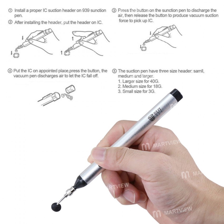 BEST BST-939 Vacuum Suction Mini Repair Pen