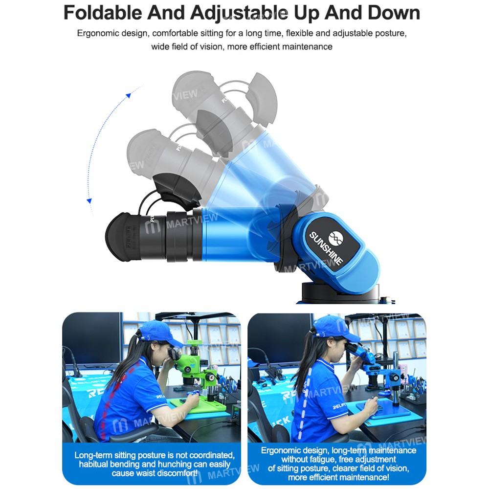 sunshine r360-pro-7x-45x-foldable-rotatable-eye-distance-adjustment-integrated-microscope-10