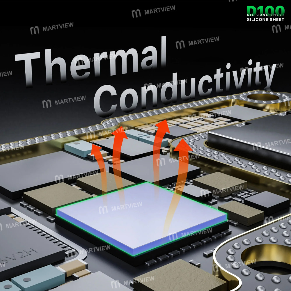 mechanic d100-insulated-thermal-silicone-sheet-for-motherboard-chip--100pcs-4