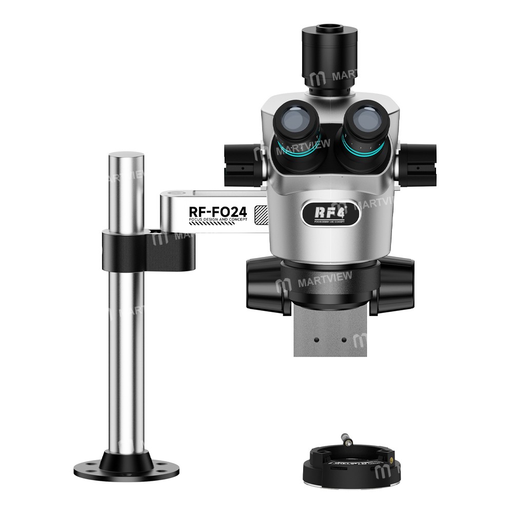 rf4 cx71p-fo24-65x-65x-dual-anti-premium-trinocular-stereo-microscope-head-with-fo24-stand-7