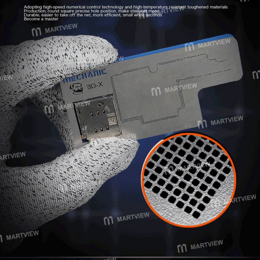 Mechanic 3D-XPlus Motherboard Middle Layering Repair Postitioning Slot Plate Tin Fixture for iPhone