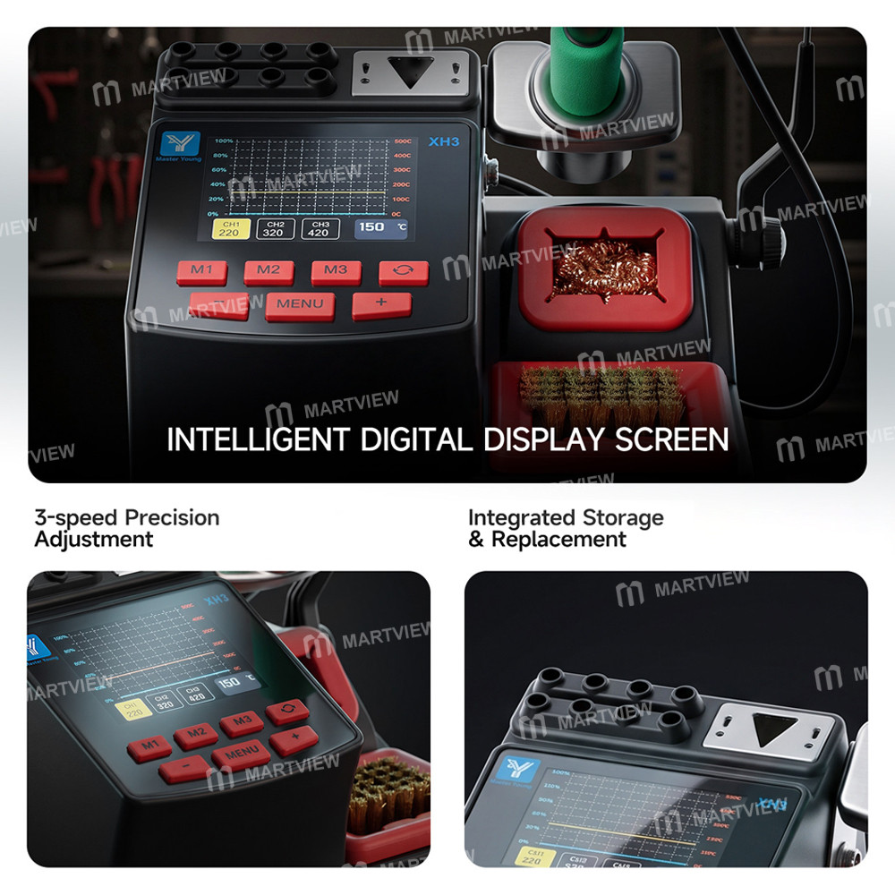 master young-xh3-smart-digital-display-constant-temperature-soldering-station-5