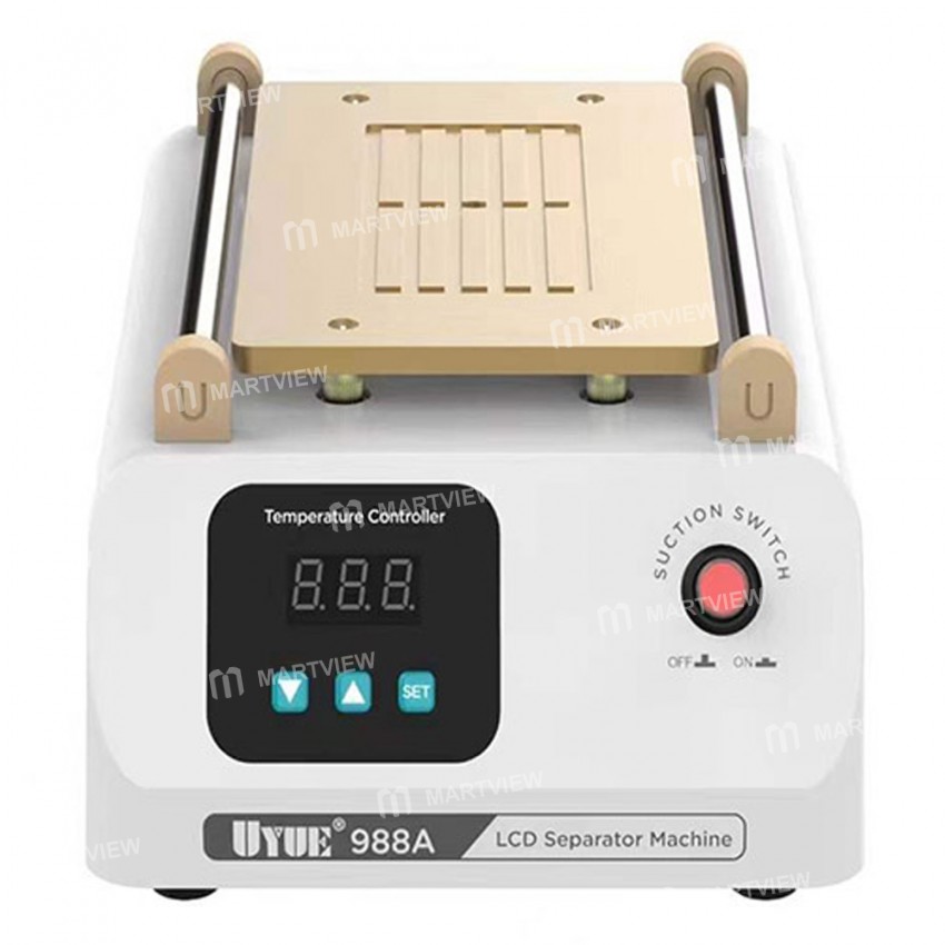 Uyue 988A 8-inch LCD Separator Machine Build-in Pump for iPhone / Huawei / Samsung