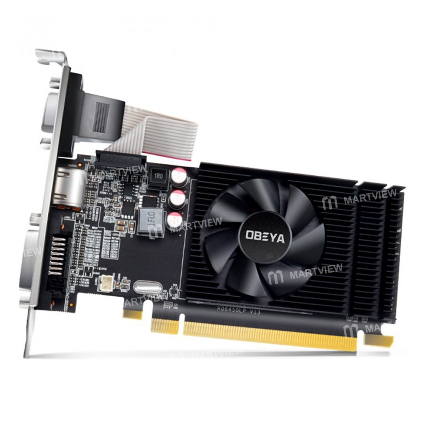 Obeya R5 220 2G Graphic Card 2G / 64bit / DDR3 Memory with DVI-D+HD+VGA Output Ports