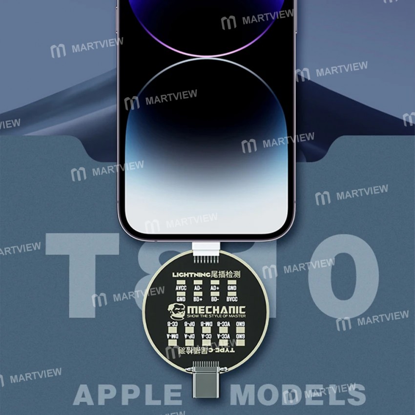 mechanic t810-non-remove-mobile-phone-tail-plug-test-board-3