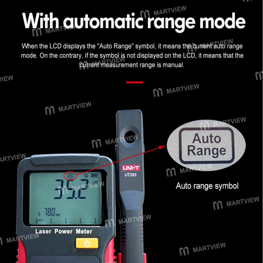 UNI-T UT385 Infrared Semiconductor Laser Power Analyzer for Precision Power Measurement