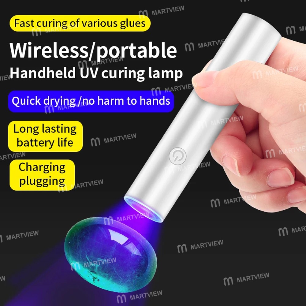 luxianzi portable-mini-uv-green-oil-curing-lamp-with-timing-function-2