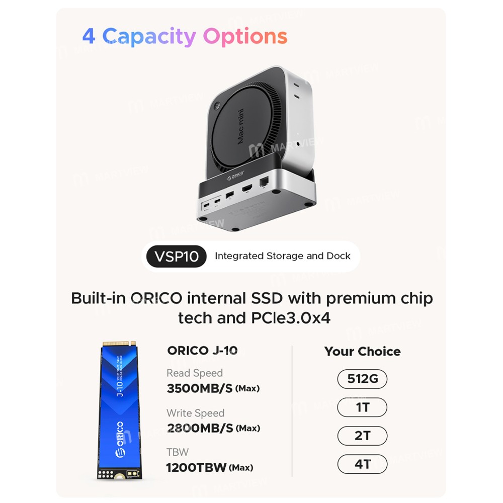 orico vsp10-minidock-10gbps-type-c-m2-ssd-storage-expansion-stand-with-ssd-for-mac-mini-2024-9