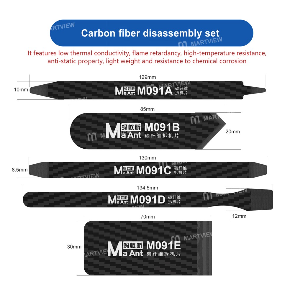 maant m091-series-carbon-fibre-disassembling-blades-set-for-prying-scraping-tin-de-gumming-2