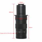 Ultra-clear 0.7-4.5X Continuous Zoom 120 Times Single-tube Optical Lens for Electron Microscope