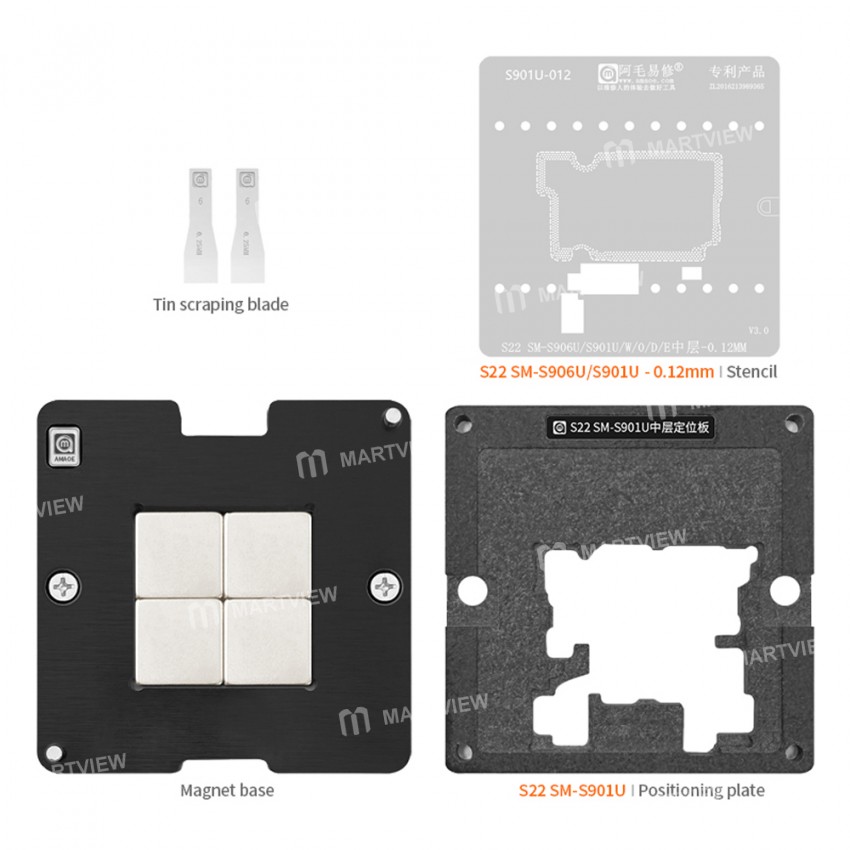 Amaoe S901U-012 Middle Layer BGA Reballing Stencil Platform