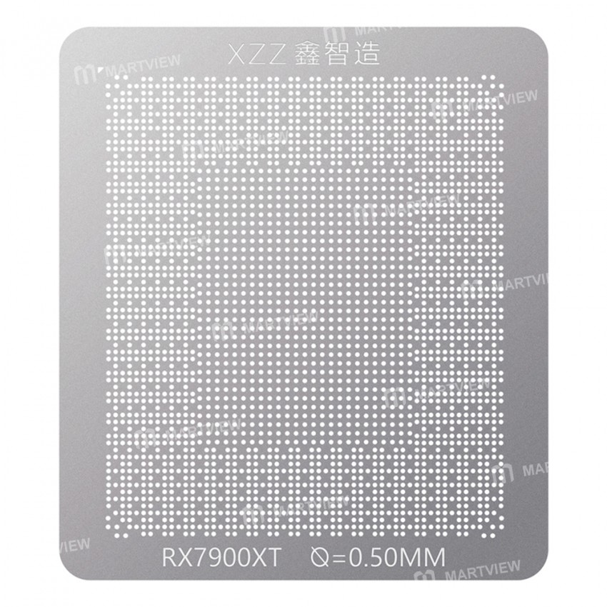 xinzhizao 050mm-magnetic-bga-reballing-tin-planting-platform-for-amd-radeon-rx7900xt-graphics-card-2