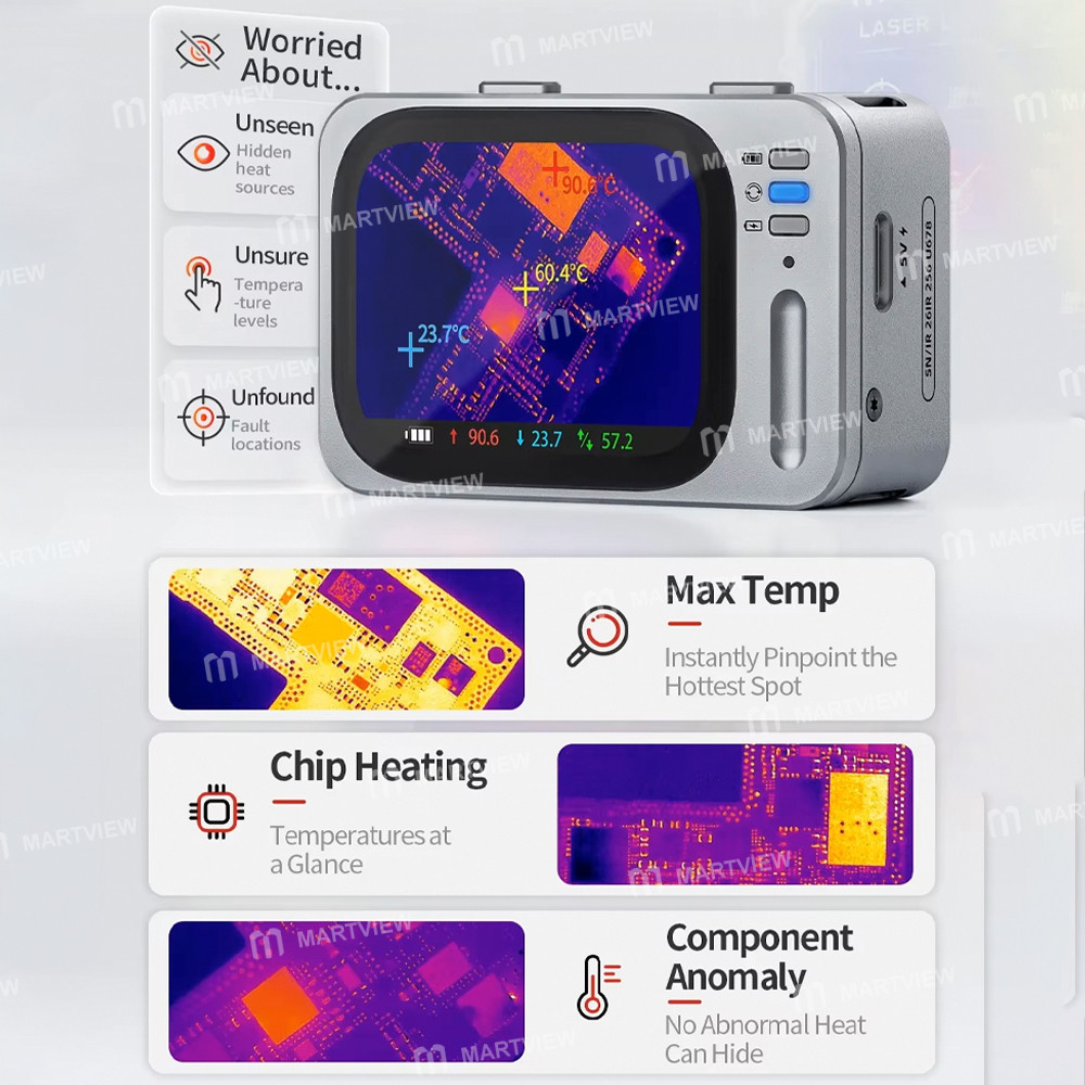 qianli fireeye-ultra-portable-thermal-imaging-camera-for-testing-household-circuits-pcb-motherboards