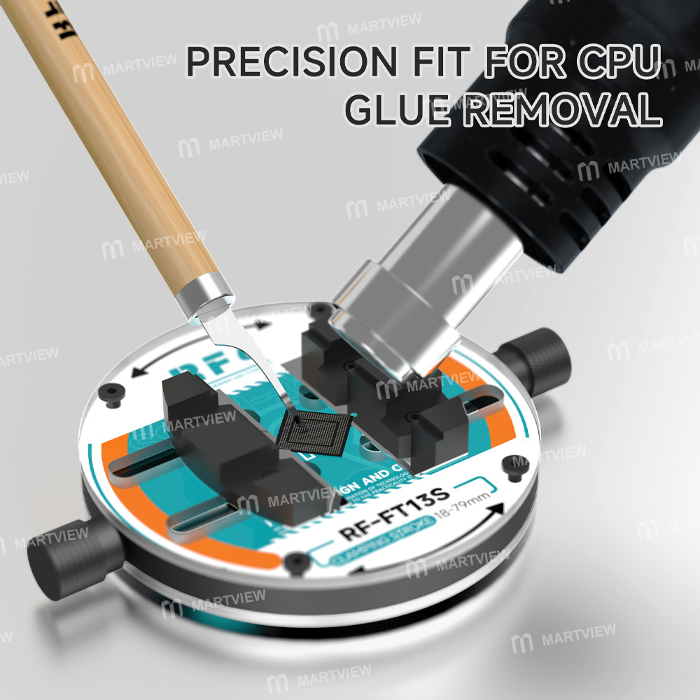 rf4 rf-ft13s-dual-knob-single-axis-ring-shaped-tempered-glass-motherboard-repair-fixture-4