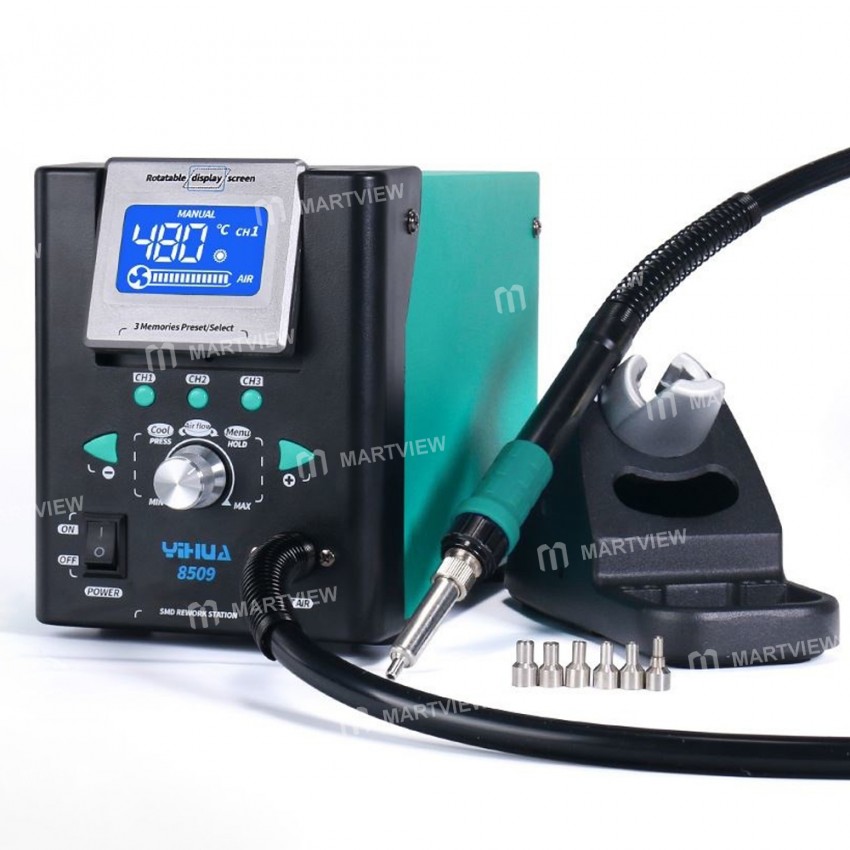 yihua 8509-smart-temperature-adjustable-micro-hot-air-gun-bga-desoldering-rework-station-2
