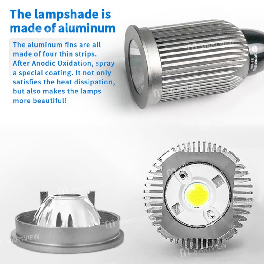 Sunshine SS-804 Magnet Base COB Wick LED Lamp
