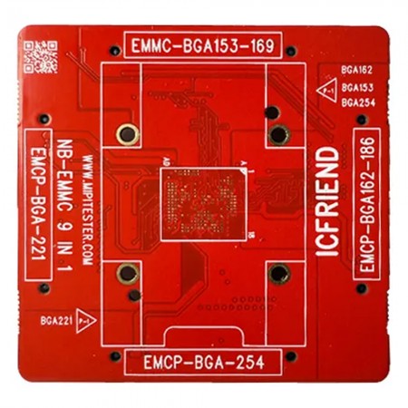 ICFriend BGA EMMC 9-in-1 Base Board Support Easy Jtag Medusa F64 UFS BGA 254 Socket