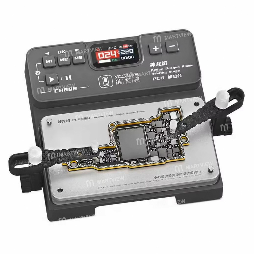 ycs divine-dragon-flame-ch898-heating-stage-for-motherboard-layer-separation-lamination-dot-matrix-r