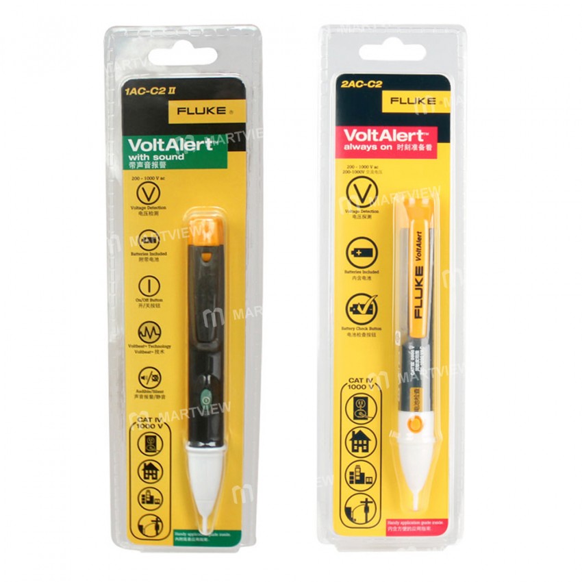 Fluke 1AC-C2 / 2AC-C2 Multifunctional Non-contact AC Voltage Induction Test Pencil