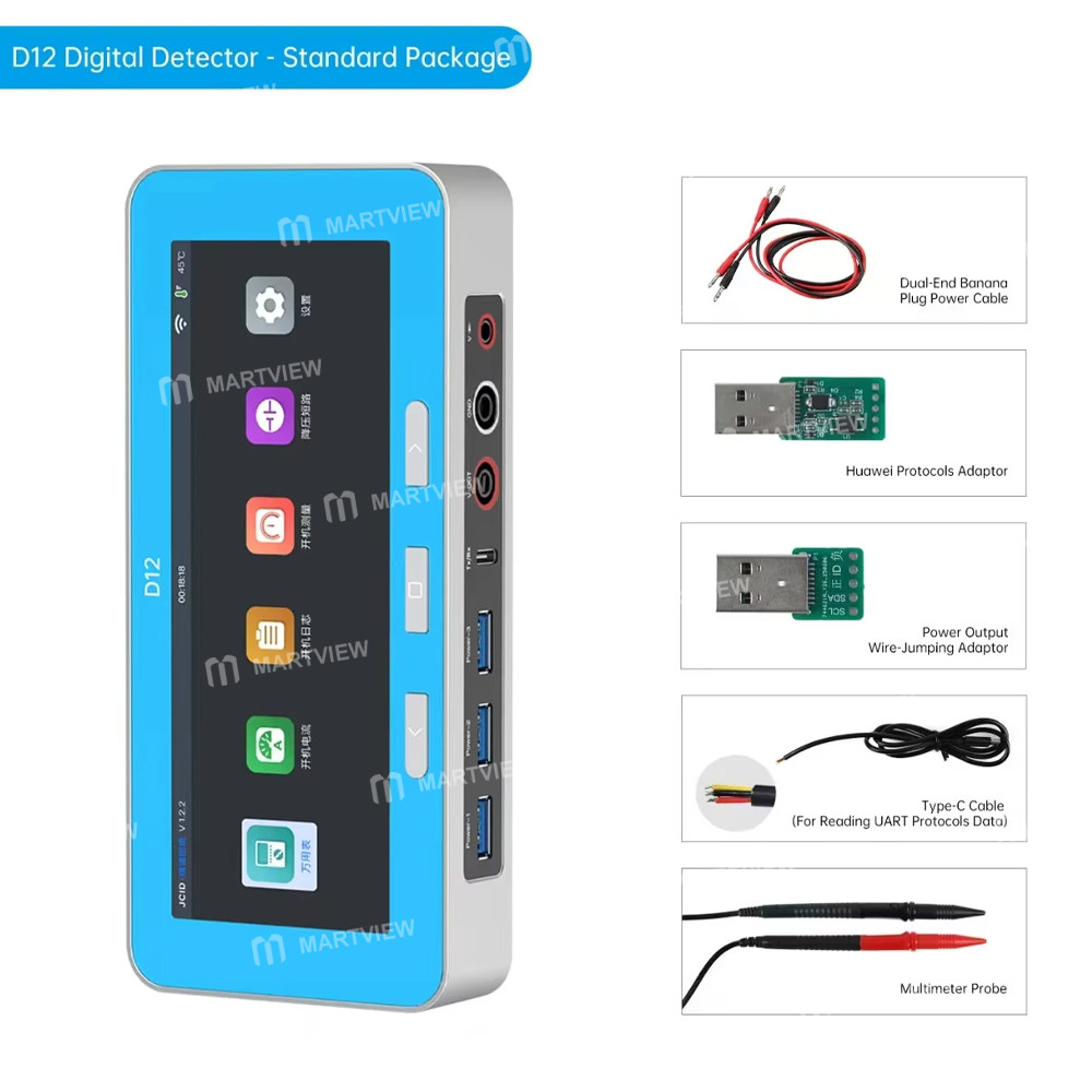 jcid d12-digital-detector-testing-function-multimeter-for-diode-value-short-circuit-dc-voltage-testi