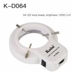 Kaisi 56 / 64 / 72 / 144 LED Adjustable Ring Illuminator Lamp for Stereo Zoom Microscope