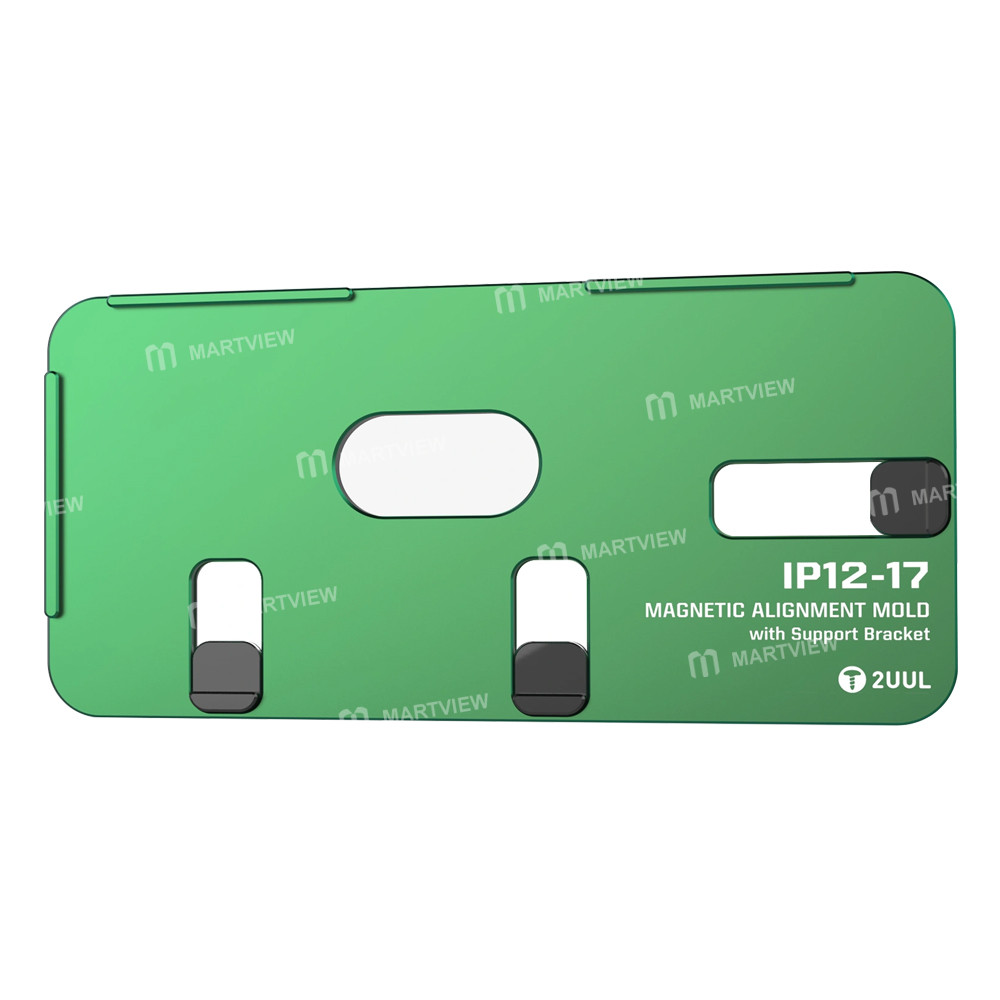 2uul sh01-magnetic-alignment-mold-with-support-bracket-for-iphone-12-17pm-screen-laminating-7