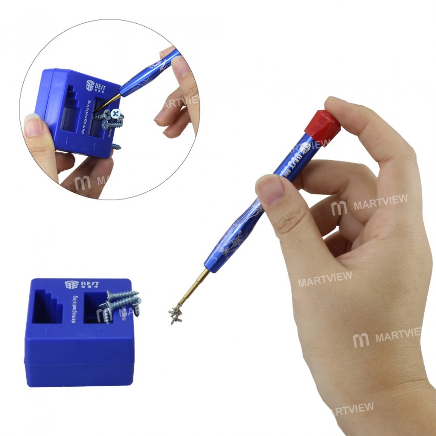 BST-016 Handy Quick Magnetizer Demagnetizer Tool for Screwdriver Magnetized
